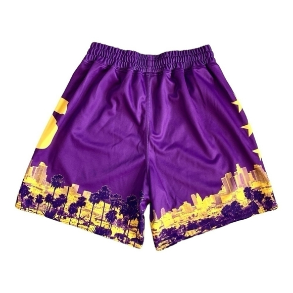 Mens Athletic Shorts SLAM Skyline Shorts Boxers Shorts Pull-on Shorts - Picture 4 of 7